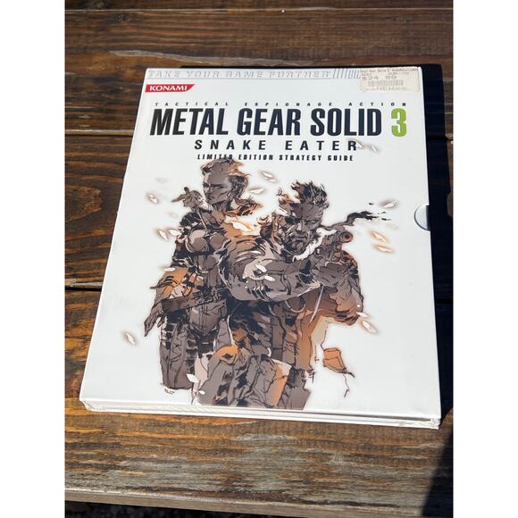 Metal Gear Solid 3: Snake Eater Limited Edition Official Strategy Guide Sealed - Picture 1 of 6